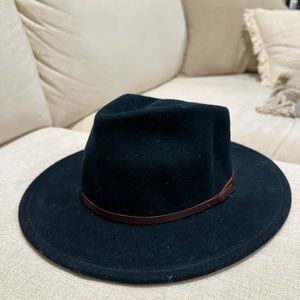 Yellow 108 dark green fedora hat